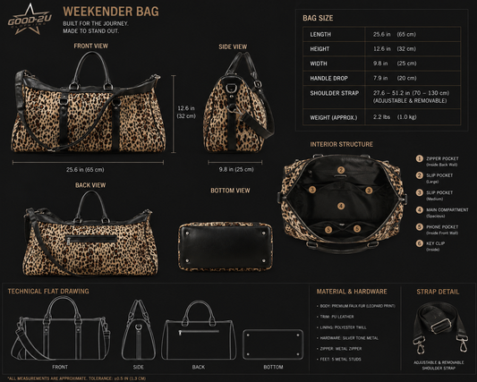 Good 2 U Signature Duffle Bags